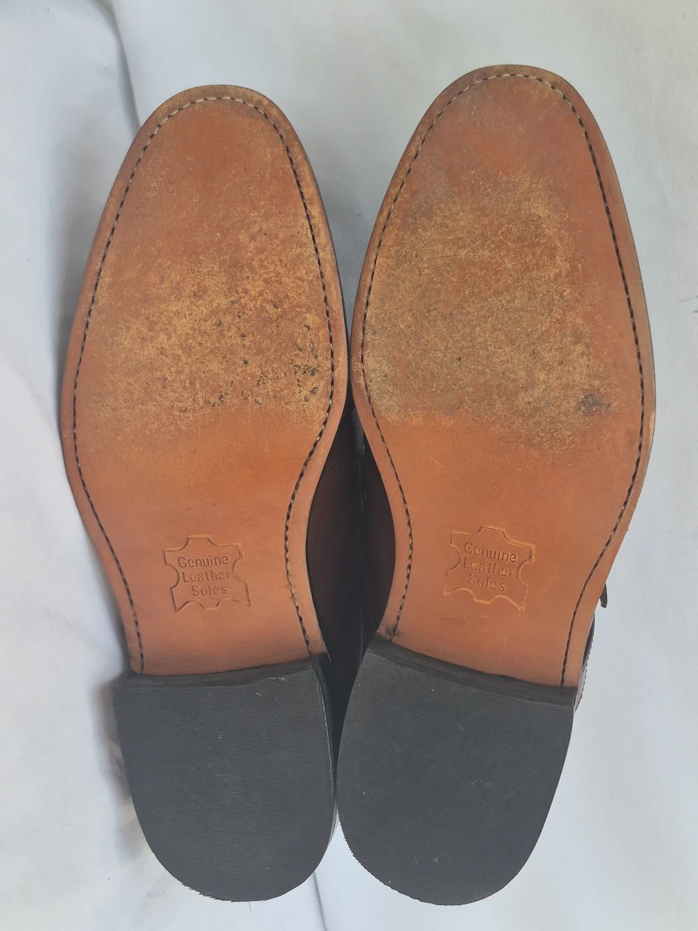 SEARS Vintage Men Brown Leather Monk Strap Ankle Boots Shoes Buckle Size 10EE